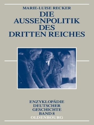 cover image of Die Außenpolitik des Dritten Reiches